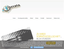 Tablet Screenshot of firmengruendung-treuhand.de
